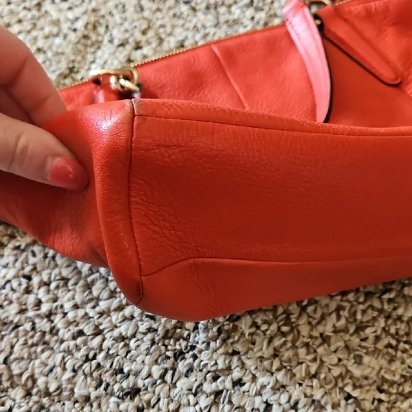 Coach Red Leather with Gold Hardware - Picture 7 of 7